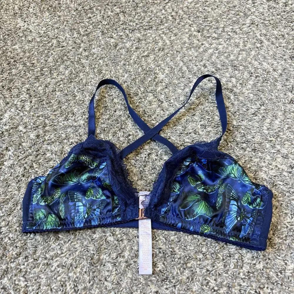 Savage X Fenty Plus Baroque Butterfly Bralette LB3 Flutter Mode Size 1X New